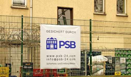 Objekt geschützt durch Protection Service Berlin