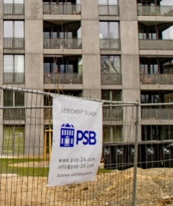 Baustelle bewacht durch Protection Service Berlin PSB